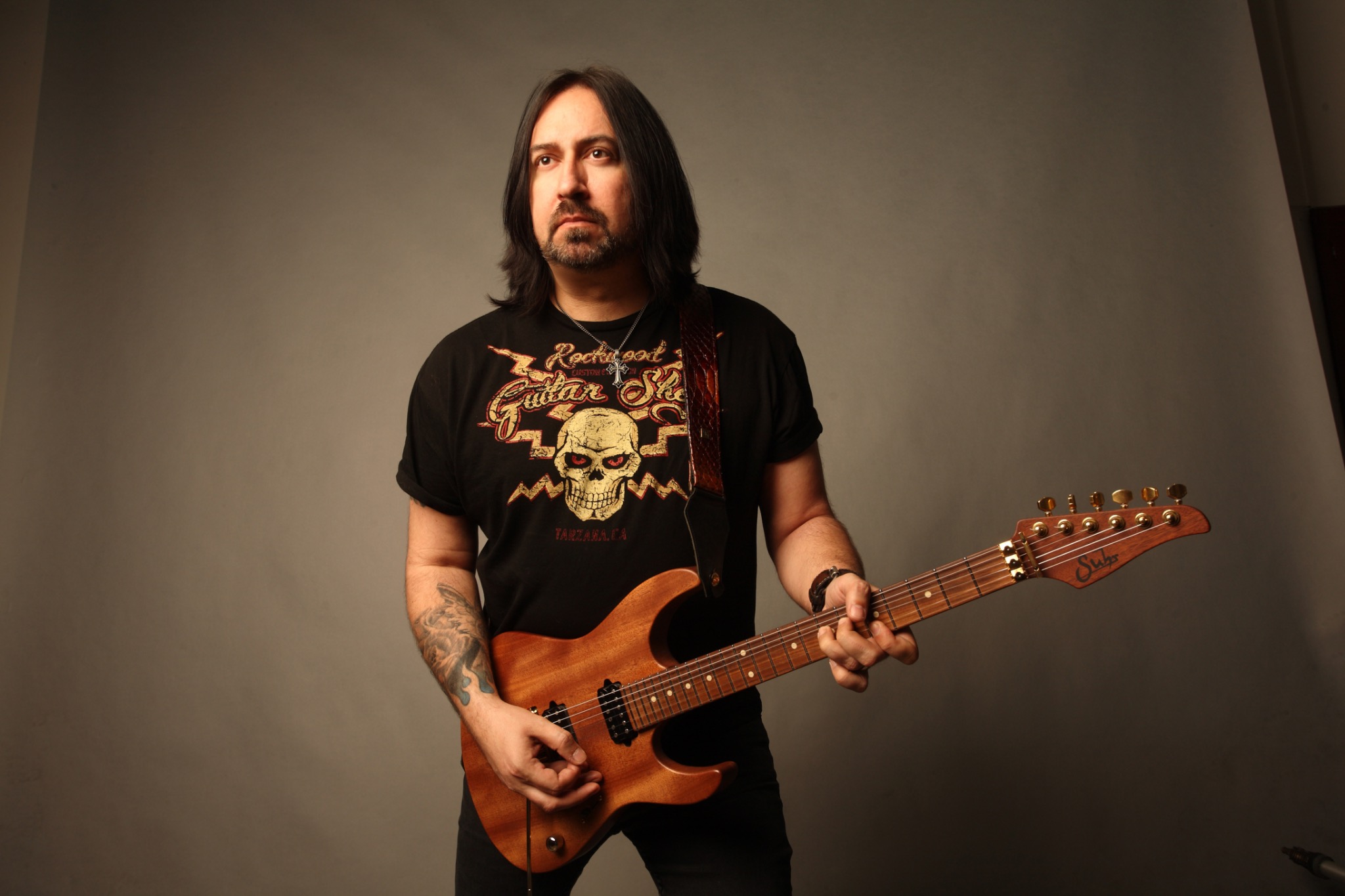 Adrian Galysh with guitar